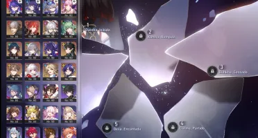 Conta Genshin Ar60 21 Personagens 5 e Honkai Ar70 15 Per 5