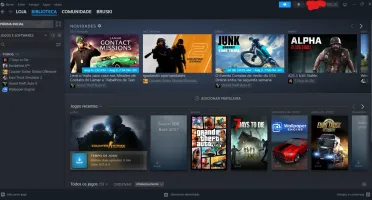 Conta Steam com CS GO Prime GTA V e vários jogos
