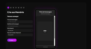 Site SaaS Cápsula do Tempo Digital – Venda Memórias Online c
