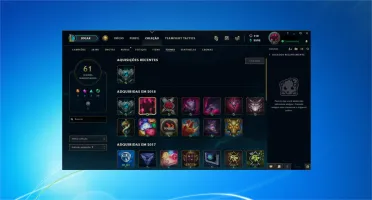 Conta de Lol unranked - Level 35