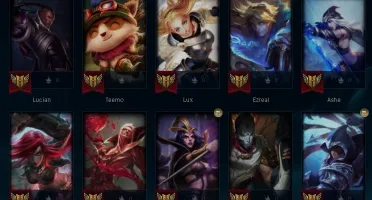 Conta Lol Platina 3 com todos os champions e 72 skins!