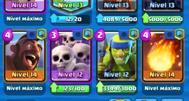 Conta Clash Royale│5708 Trofeús│4 Carta Lvl 14│Desafiante 1