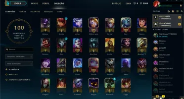 CONTA LV30 | 27 CHAMPS | 7 SKINS | 2 PÁG DE RUNA
