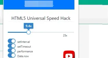 HTML5 Universal Speed Hack Velocidade 100x