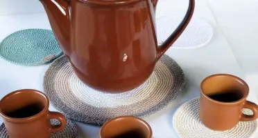 Porta Copo / Porta Jarra Kit em Crochê