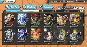Conta One Piece Bounty Rush! Luffy GEAR5 nvl85 e king, etc.