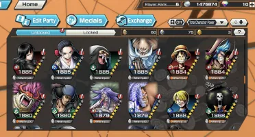 Conta One Piece Bounty Rush! Luffy GEAR5 nvl85 e king, etc.