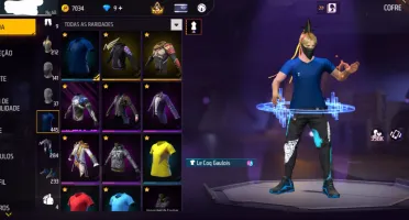 Conta Free Fire Gemada