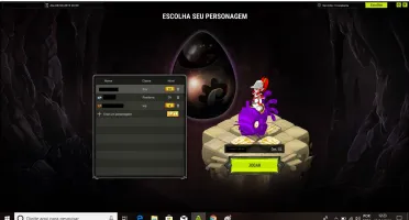 Personagens no servidor Ilyzaelle e Crocabulia