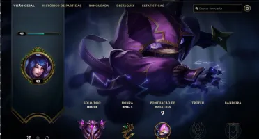 Conta League of Legends - Mestre