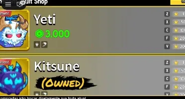 Conta Com Kitsune, Gas Buda Dragon E Ice Perm E Gamepasses
