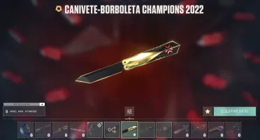 Conta VALORANT Plat 2 - Butterfly Champios 2022