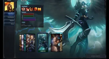 Conta lvl 30 com Skin raras do lol