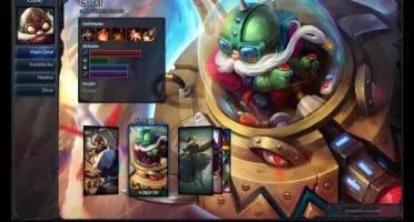 Conta lvl 30 com Skin raras do lol