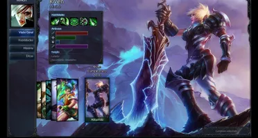 Conta lvl 30 com Skin raras do lol