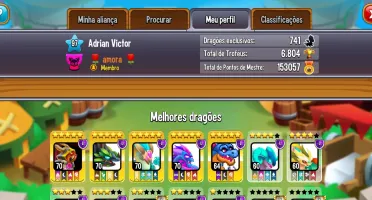 Conta Dragon City Mobile