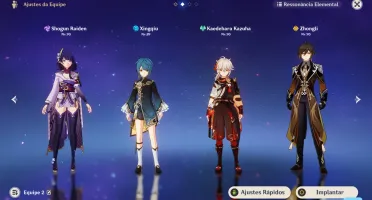 RaidenC2 +Zhongli+Kazuha + Bênção 24 dias