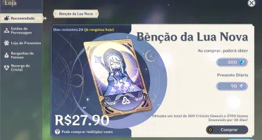 RaidenC2 +Zhongli+Kazuha + Bênção 24 dias