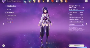 RaidenC2 +Zhongli+Kazuha + Bênção 24 dias