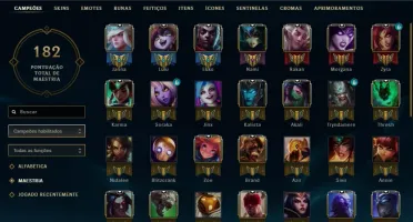CONTA DIAMANTE V LEAGUE OF LEGENDS