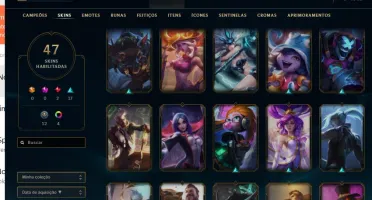 CONTA DIAMANTE V LEAGUE OF LEGENDS