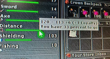 Sorcerer 530 magic level 115 na barra no site 116 gentebra