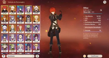 Childe, Itto, Cyno e Kazuha