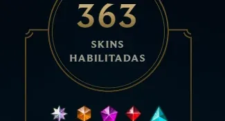 Conta LoL+Valorant - 363 skins no LoL, 19 skins no Valorant