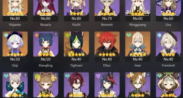 ⭐ GENSHIN IMPACT - AR54, 15T5, Neuvillette, Lauma, Mualani,