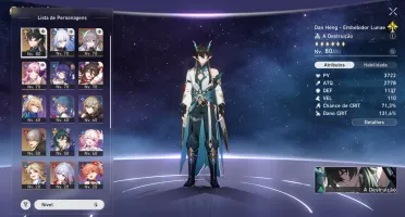 Honkai AR61 DanHengEL+Bis JingLiu+Bis FuXuan Topaz BronyaE1+