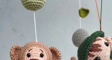 Mobile Tema Safári Amigurumi
