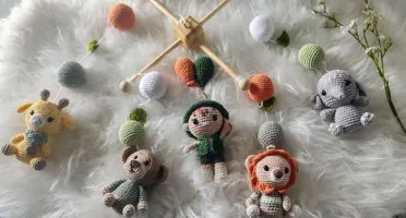 Mobile Tema Safári Amigurumi