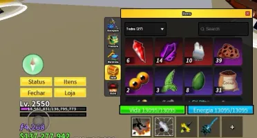 Conta Raríssima, Lvl 2550|