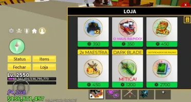 Conta Raríssima, Lvl 2550|