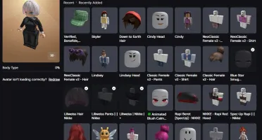 Conta Roblox Feminina
