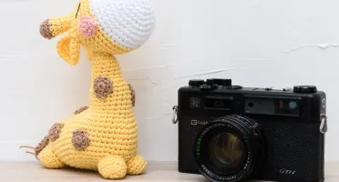 Girafa Amigurumi Média Decoração Infantil Artesanal