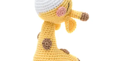 Girafa Amigurumi Média Decoração Infantil Artesanal