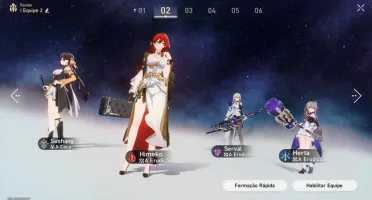 ✨ Conta com Himeko + Sushang Honkai Star Rail