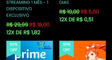 3 Painel x revenda contas streaming HBO,Disney, Netflix etc.