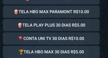 3 Painel x revenda contas streaming HBO,Disney, Netflix etc.