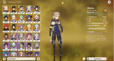 Conta genshin + Honkai