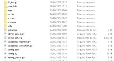 Bot Telegram De Animes Feito Em Python
