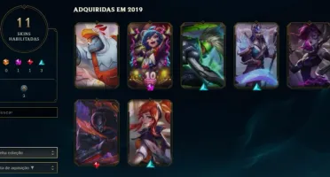 CONTA LEAGUE OF LEGENDS - LVL 25 - SKIN MITICAs/LENDARIAS