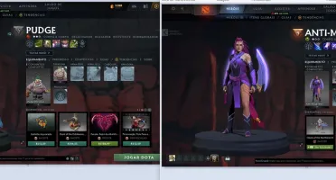 CONTA DOTA 2 DIVINE COM ARCANAS, PERSONAS, IMORTAIS E SETS