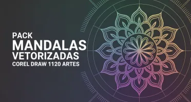 Pack Mandalas Vetorizadas Corel Draw 1120 Artes!