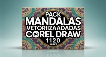 Pack Mandalas Vetorizadas Corel Draw 1120 Artes!