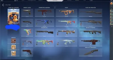 Conta de lol (204 skins) e valorant (com skins)