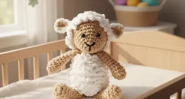 Mini Ovelha Amigurumi