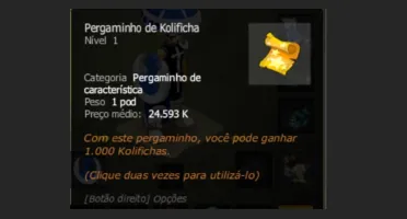 Kolificha-Qualquer quantidade-Servidor Crocabulia