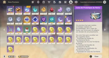 Conta Genshin AR58 com 11 personagens 5* + 5 armas 5*